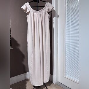 Cream Pants Jumpsuit